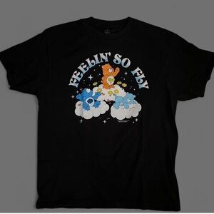Woman’s Large Care Bears Black Short Sleeve Tee